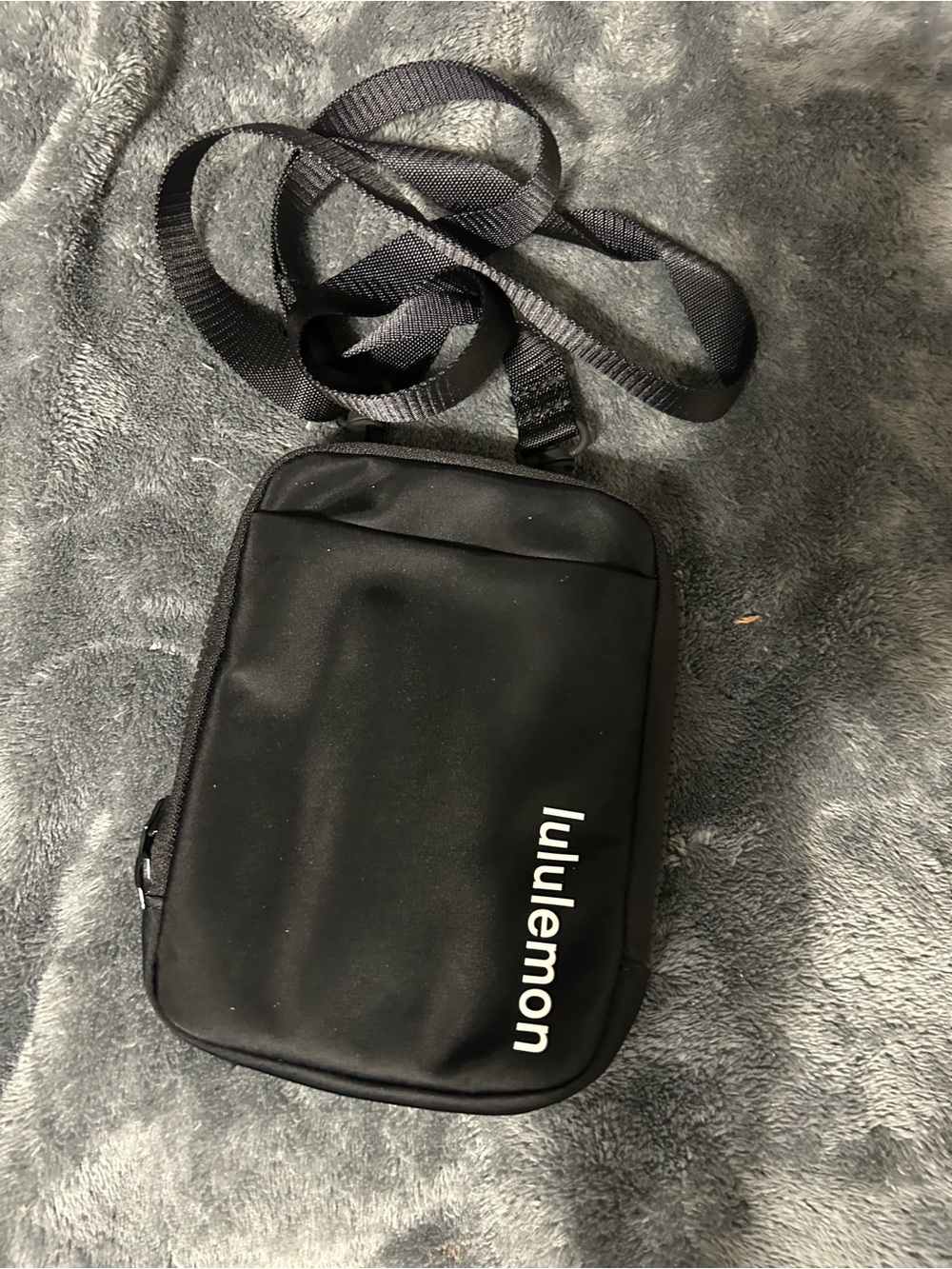 lululemon athletica Black Compact Crossbody Pouch